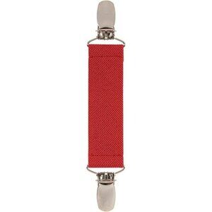 Hold'Em Elastic Scarf and Hat Clips Attacher Extra Heavy Clips  - Red